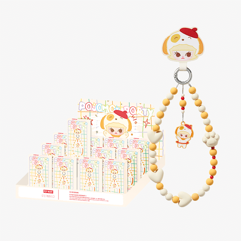 POP BEAN Pajama Party mobile phone chain