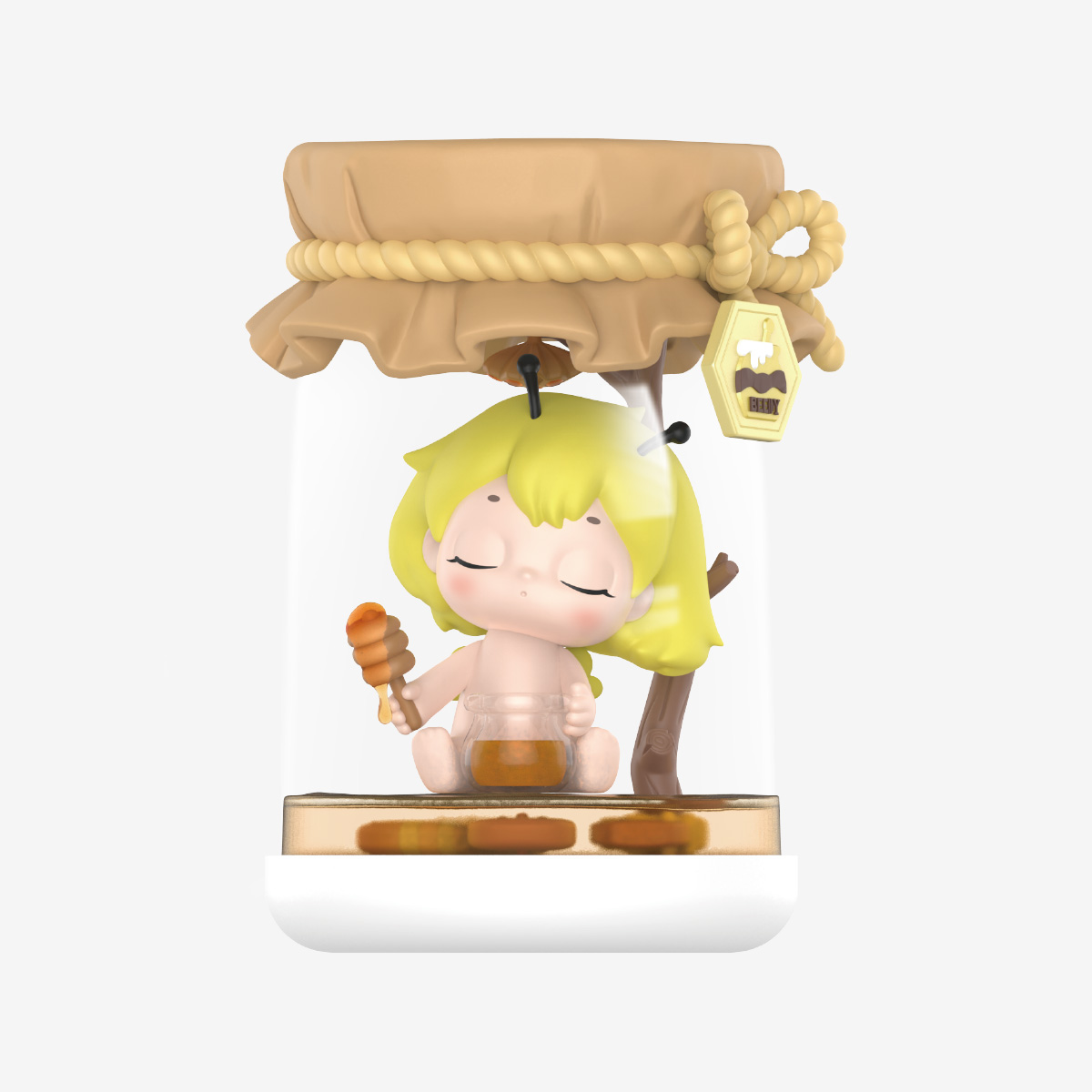 Honey Beedy Jar Light Figurine