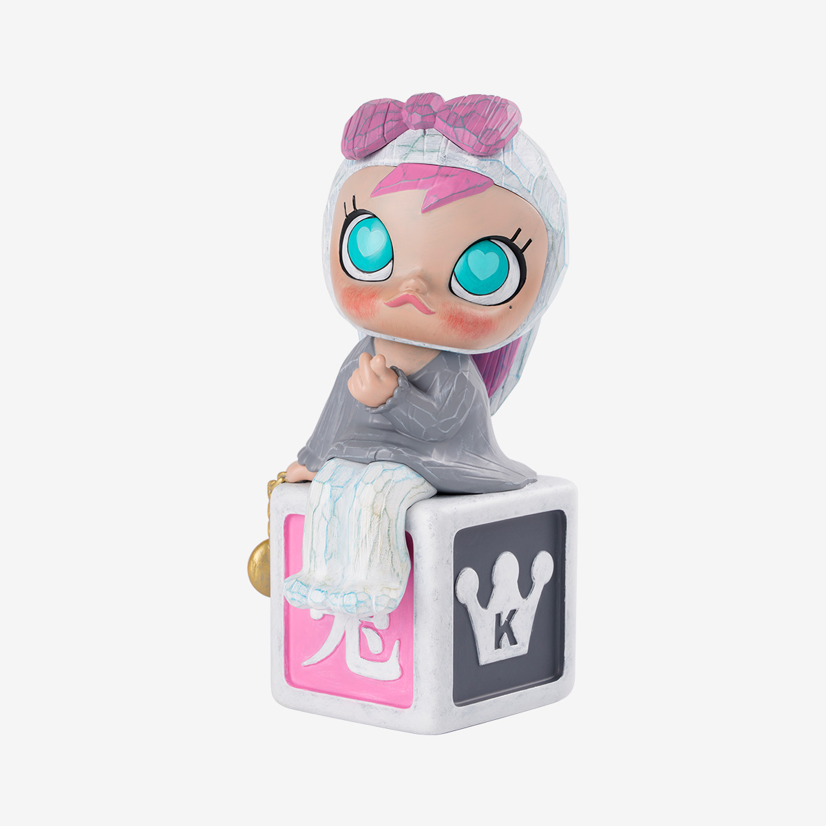 Molly 17Th Anniversary Statue - Pink Moon Rabbit