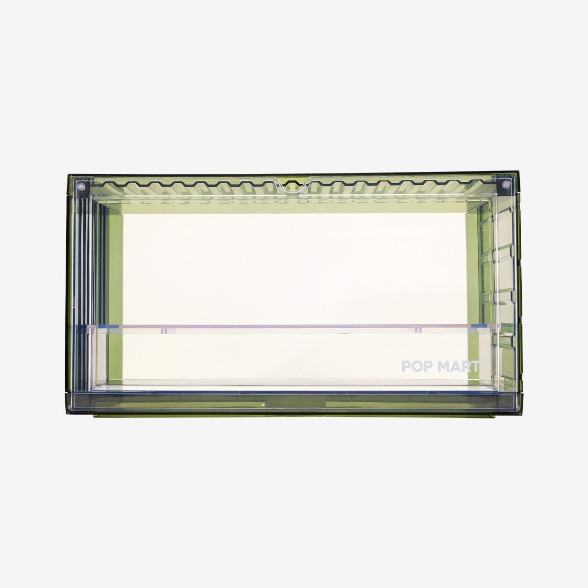 Pop Mart Assembled Display Container (Transparent Green)