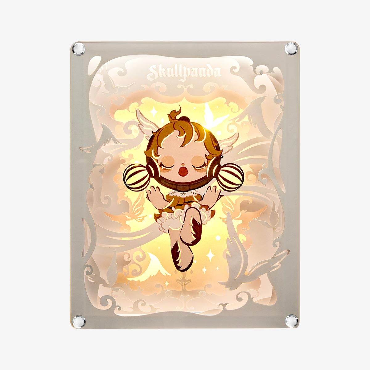 Skullpanda Image Of Reality Series-Papercraft Lamp (Plain Ver.)