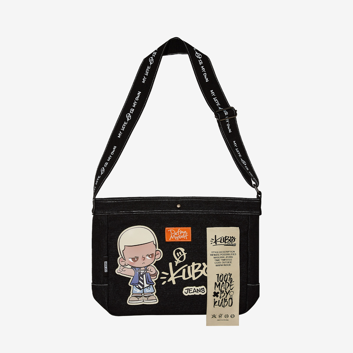 Kubo Jeans Series-Messenger Bag