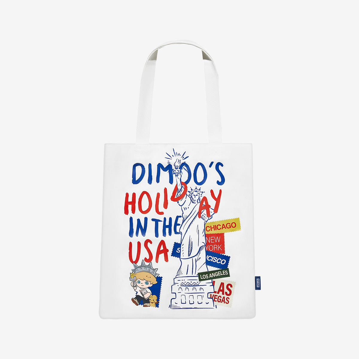 Dimoo's Holiday In The Usa Series-Canvas Bag