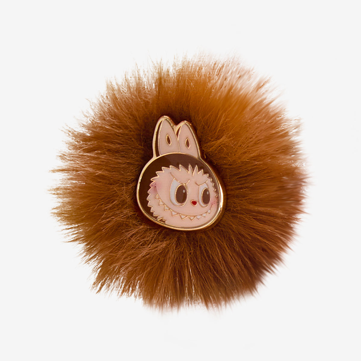 Warm Fluffy Holiday Series-Labubu Pompom Ring