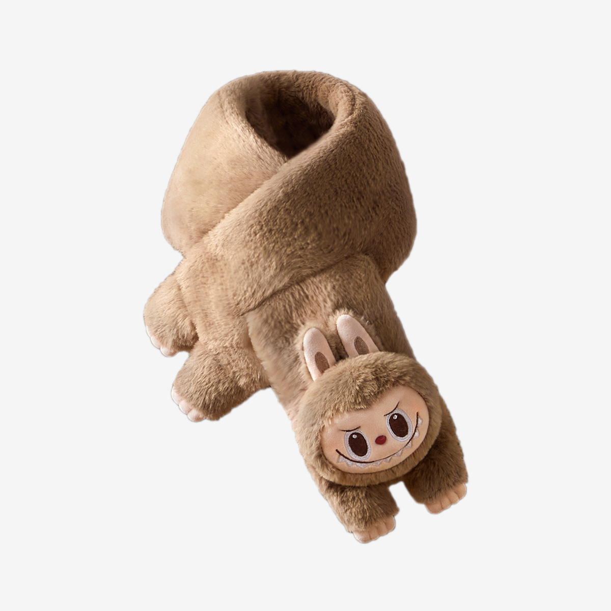 Warm Fluffy Holiday Series- Labubu Plush Scarf