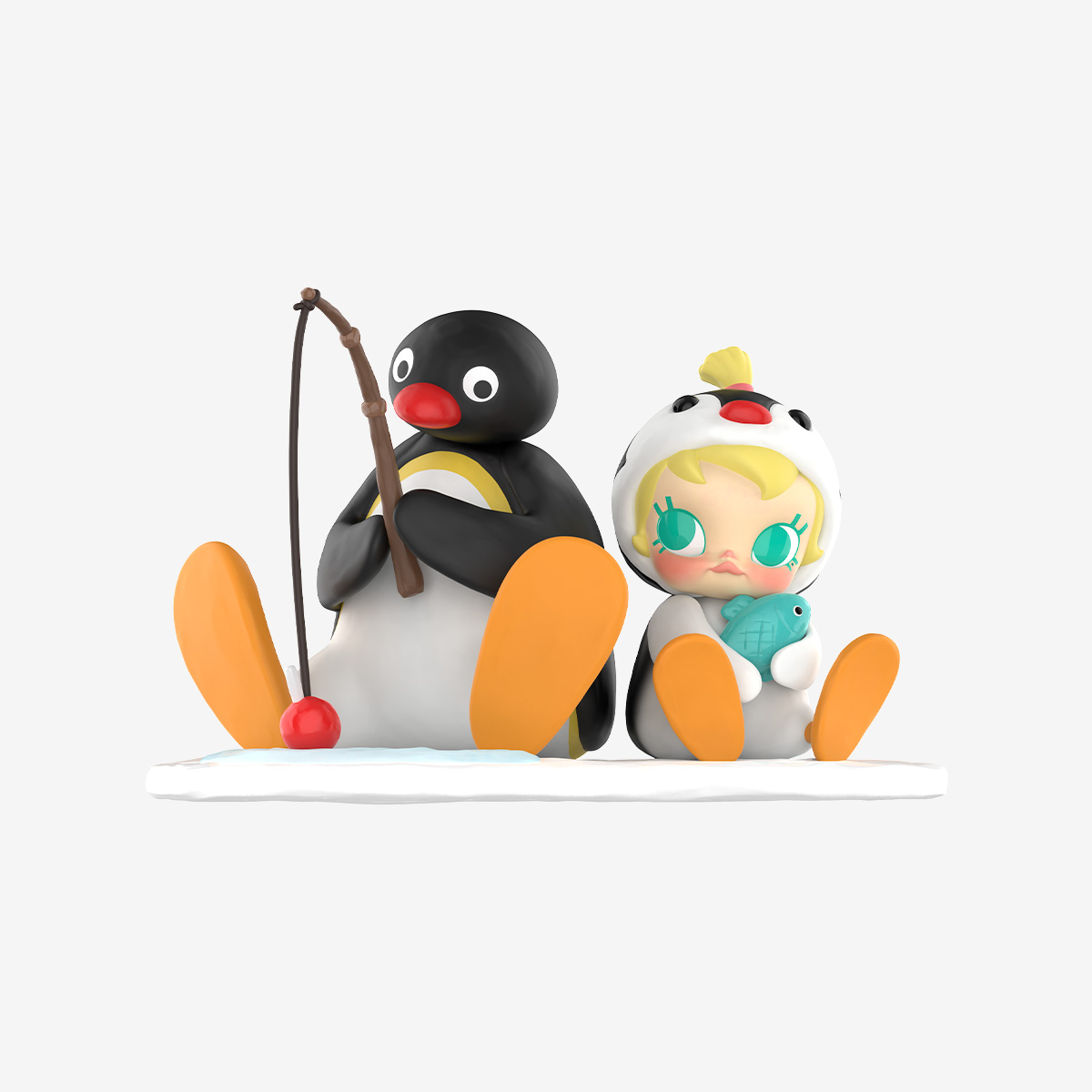 Baby Molly × Pingu Fishing Time Figure