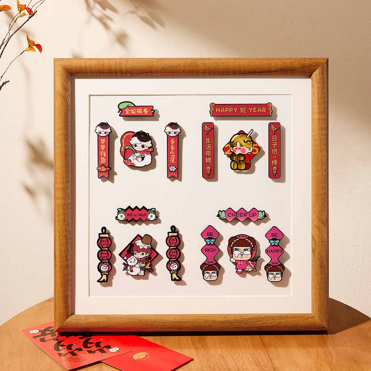 Wealthy Snake's New Year Celebration Series-Mini Spring Couplets Fridge Magnet Blind Box - Image 13