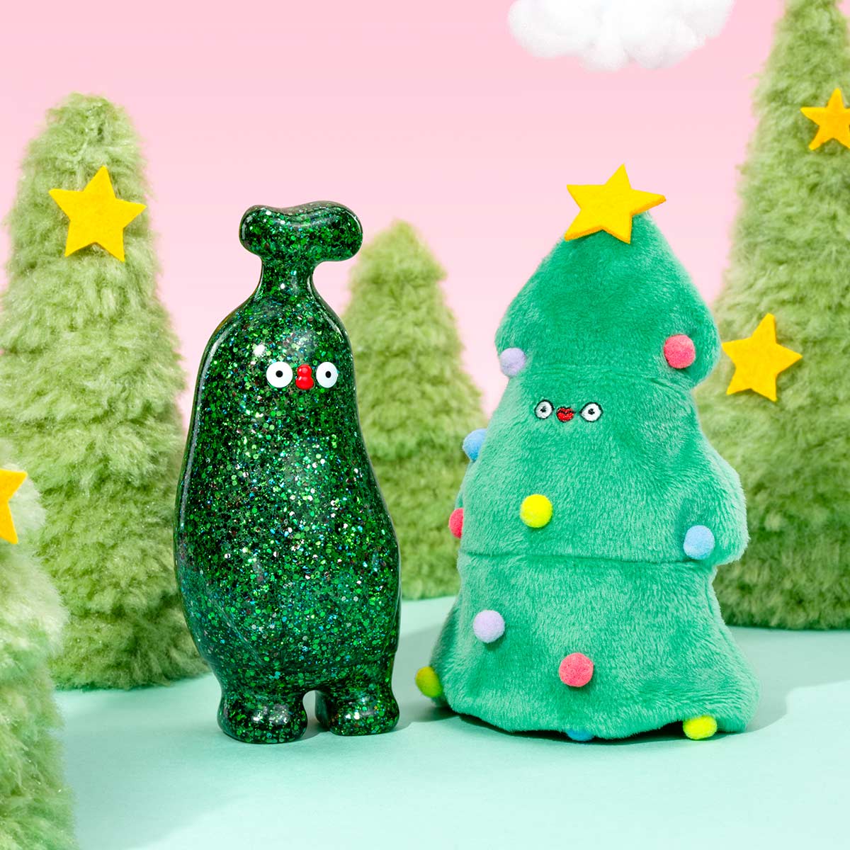 Flabjacks Glistening Christmas Tree Figure - Image 8
