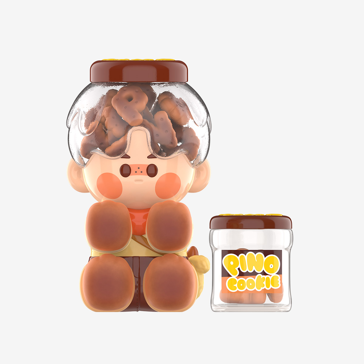 Pino Jelly Chocolate Cookie Figurine