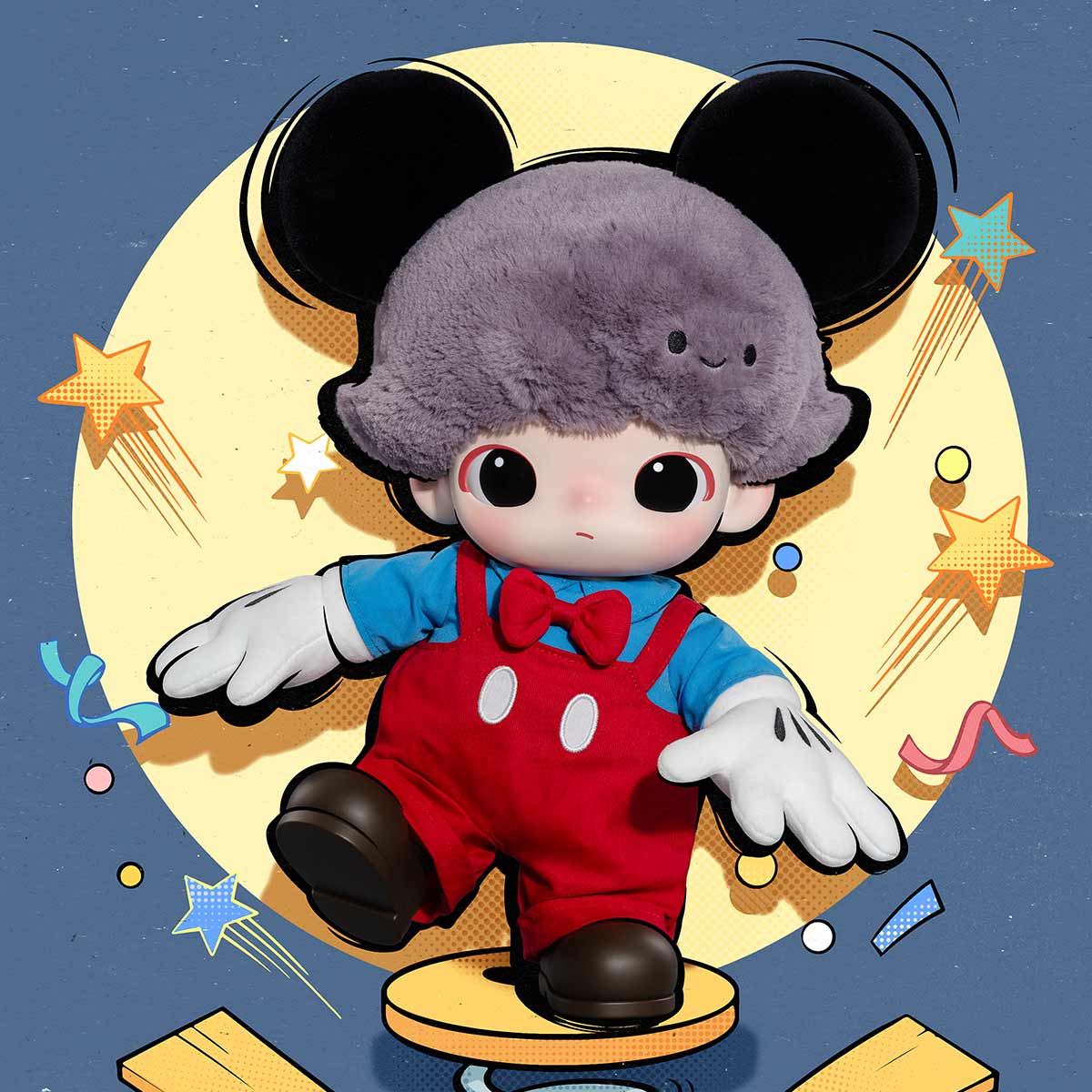 Dimoo World × Disney Series-Mickey Vinyl Plush Bag - Image 4