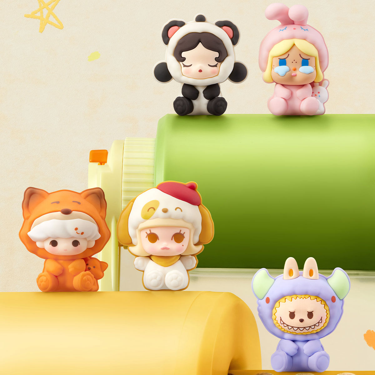 Bubble Cute Particle Pajama Party Series Decorative Buckle Set - Image 2