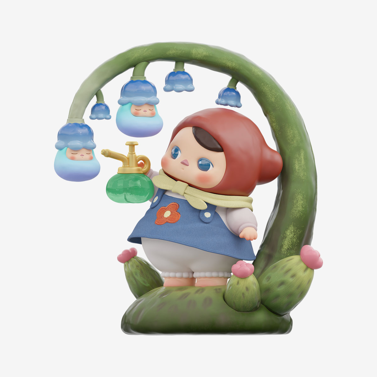 Pucky Beanie Farmer Figurine