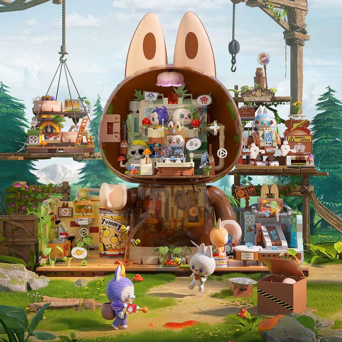 The Monsters Forest Secret Base Series Blocks - Image 12