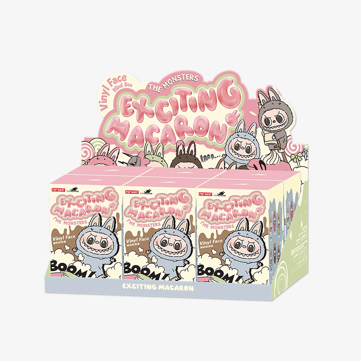 The Monsters - Exciting Macaron Vinyl Face Blind Box - Whole Set